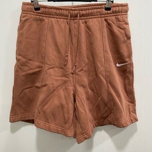 Terracotta Nike Sweat Shorts